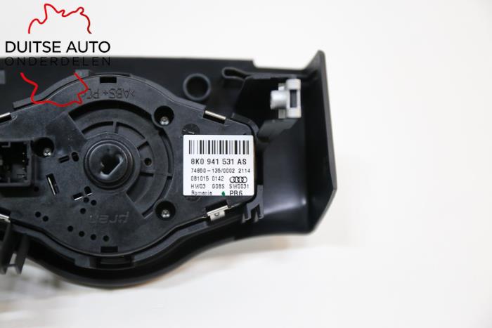 Licht Schakelaar van een Audi A5 Sportback (8TA) 2.0 TDI 16V Quattro 2016