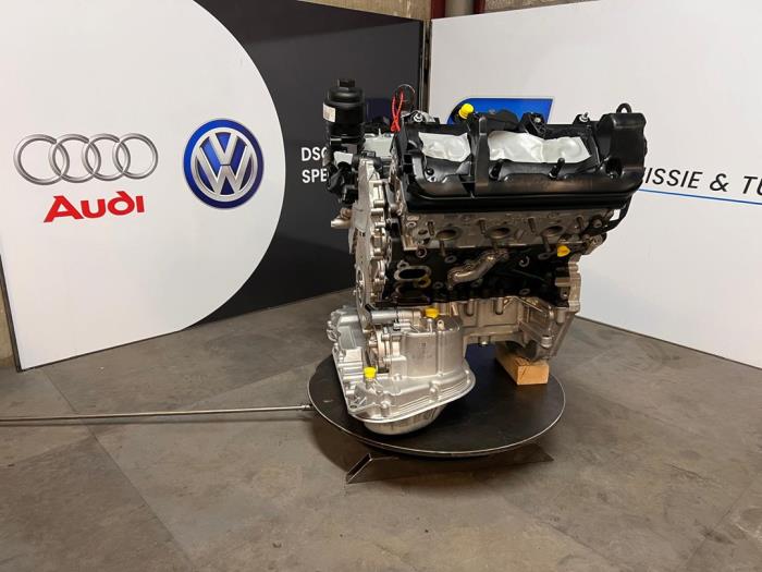 Motor van een Audi A7 Sportback (4GA/4GF) 3.0 TDI V6 24V biturbo Quattro 2014