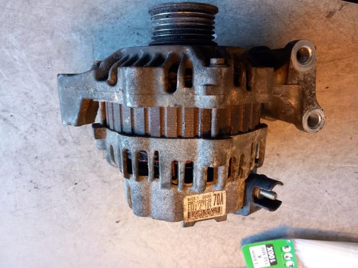 Dynamo van een Mazda 2 (NB/NC/ND/NE) 1.4 16V 2007
