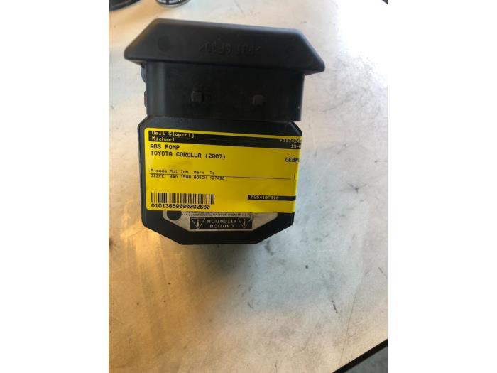 Gebruikte ABS Pomp Toyota Corolla Wagon (E12) 1.6 16V VVT-i Prijs € 80,00 Margeregeling aangeboden door Umit Sloperij