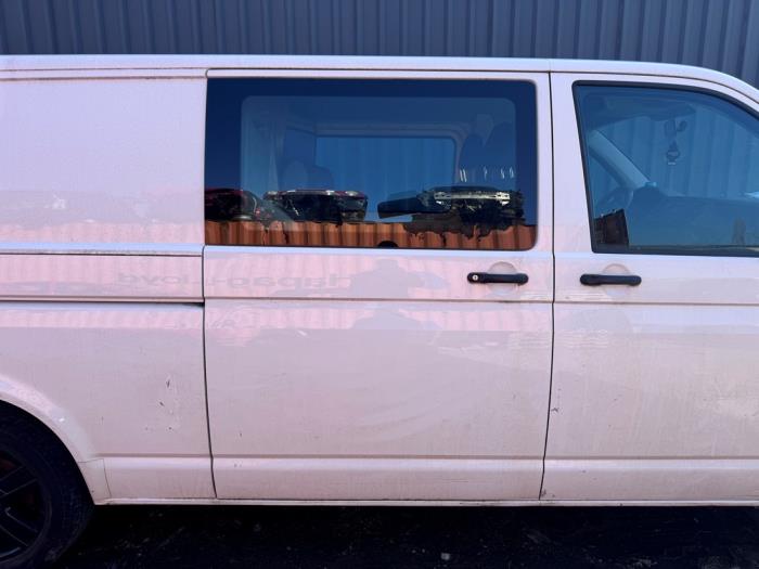 VW Transporter (T5 & T6) Treeplankbekleding schuifdeur