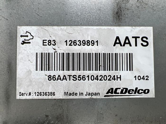 Computer Motormanagement van een Opel Astra J (PC6/PD6/PE6/PF6) 1.4 16V ecoFLEX 2011