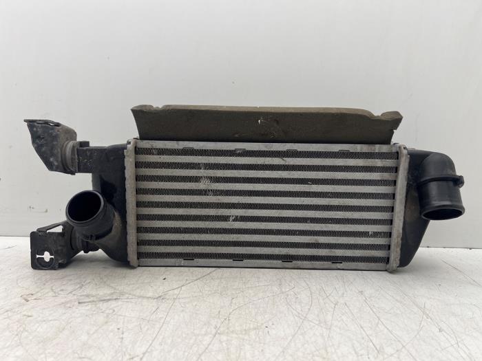 Intercooler van een Fiat 500 (312) 0.9 TwinAir 85 2014