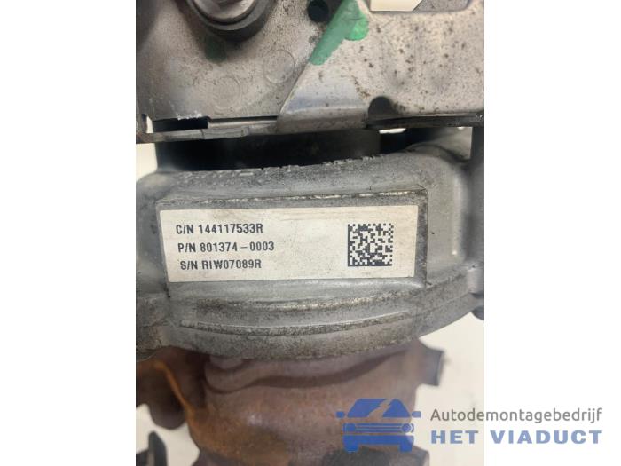 Turbo van een Mercedes-Benz Citan (415.6) 1.5 108 CDI 2014