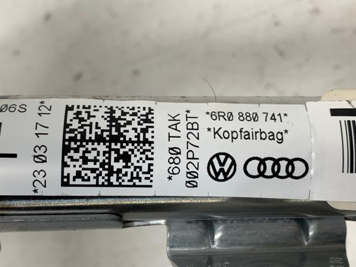 Hemel airbag links van een Volkswagen Polo V (6R) 1.4 TDI 12V 90 2017