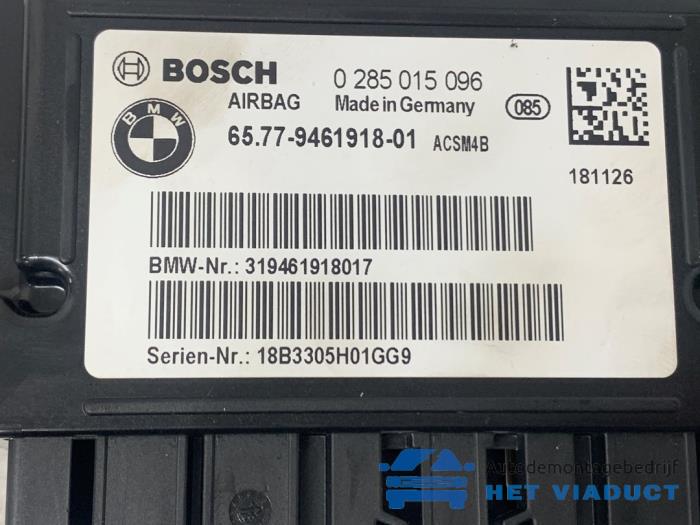 Airbag Module van een BMW 4 serie Gran Coupe (F36) 420i 2.0 TwinPower Turbo 16V 2019