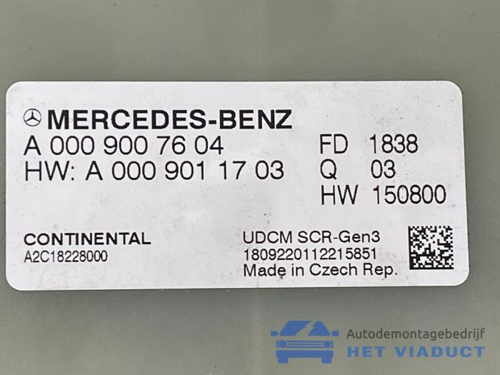 Adblue Computer van een Mercedes-Benz A Limousine (177.1) 1.5 A-180d 2019