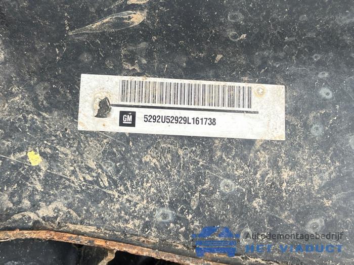 Subframe van een Opel Astra K 1.5 CDTi 105 12V 2019