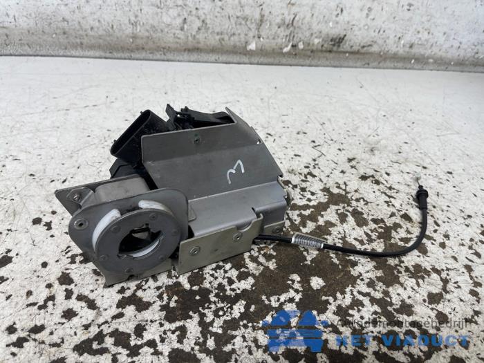 Duokon Deurslot Cilinder, ABS Metalen Auto Rechtsvoor Deurslot Vat met 2 Sleutels Fit voor Transit MK6 2000-2016