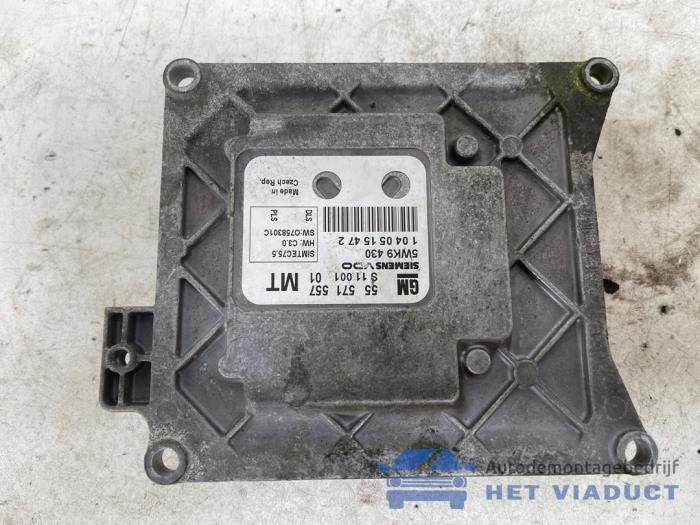 Gebruikte Computer Motormanagement Opel Zafira (M75) 1.8 16V Ecotec Prijs € 120,00 Margeregeling aangeboden door Het Viaduct