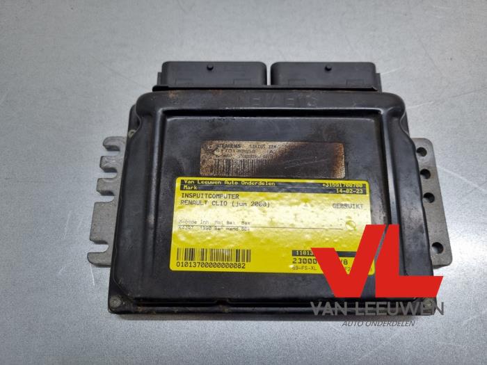 Gebruikte Inspuitcomputer Renault Clio II (BB/CB) 1.4 16V Si Prijs € 47,50 Margeregeling aangeboden door Van Leeuwen Auto Onderdelen