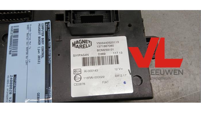 Computer Body Control van een Peugeot Boxer (U9) 2.2 HDi 110 Euro 5 2013