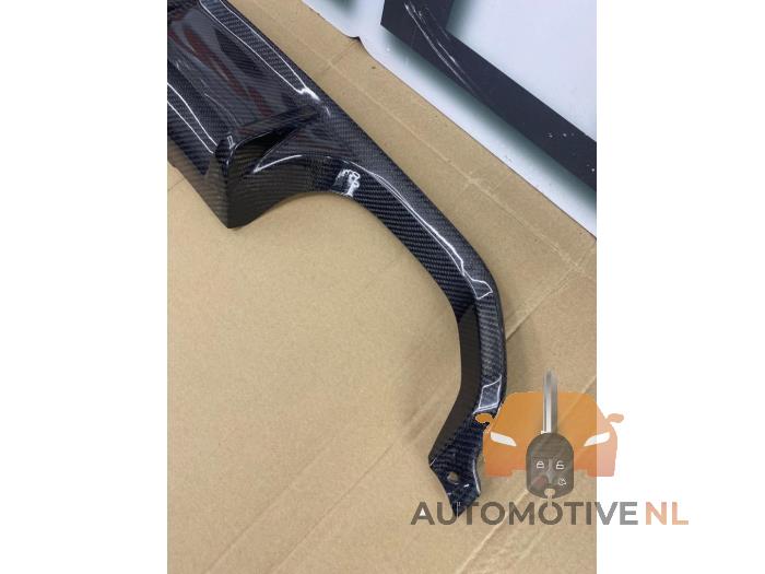 Diffuser achterbumper van een BMW M3 (F80)  2014
