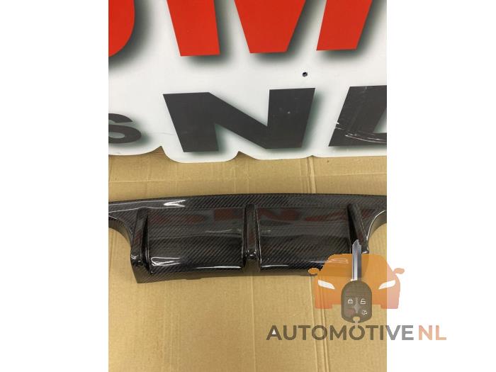 Diffuser achterbumper van een BMW M3 (F80)  2014