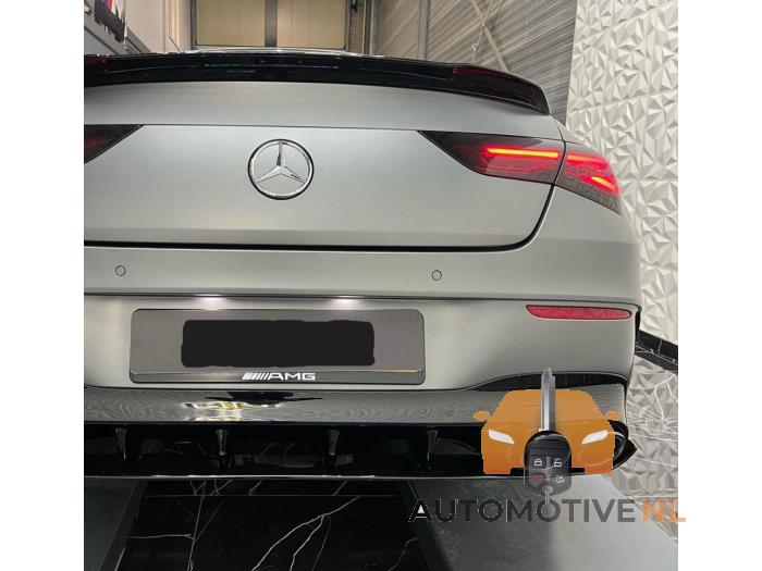 Diffuser achterbumper van een Mercedes-Benz CLA (118.3)  2019
