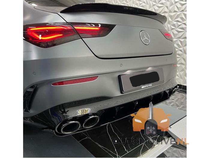 Diffuser achterbumper van een Mercedes-Benz CLA (118.3)  2019