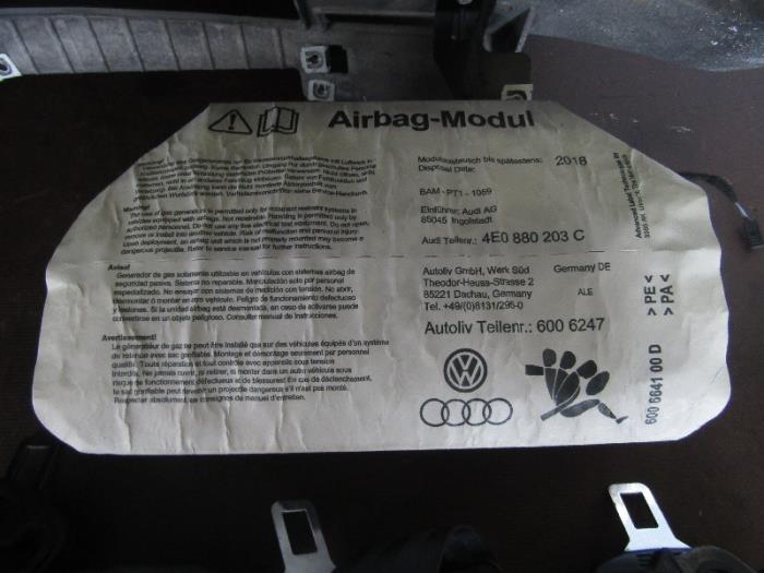 Airbag set van een Audi A8 (D3) 4.0 TDI V8 32V Quattro 2003