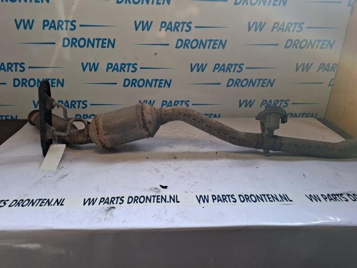 Voorpijp + katalysator van een Volkswagen Caddy IV 2.0 TDI 102 2015