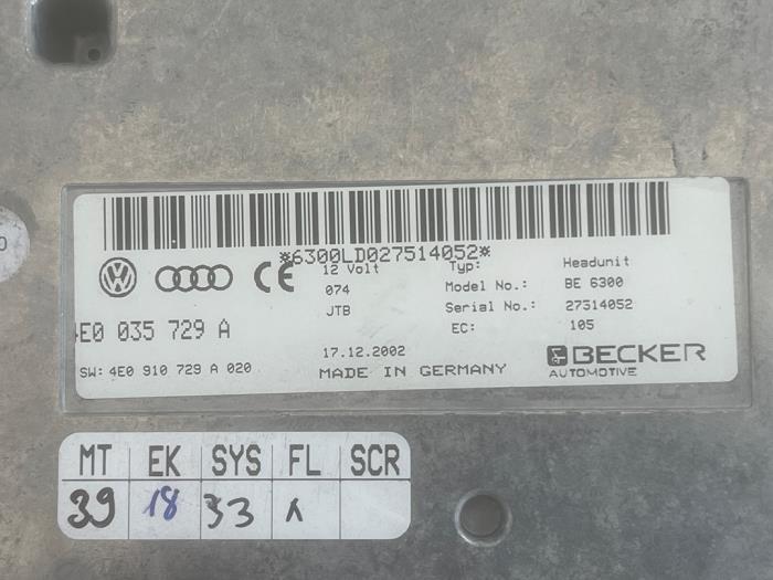 Gebruikte Bluetooth module Audi A8 (D3) 4.2 V8 40V Quattro Prijs € 99,00 Margeregeling aangeboden door VW Parts Dronten