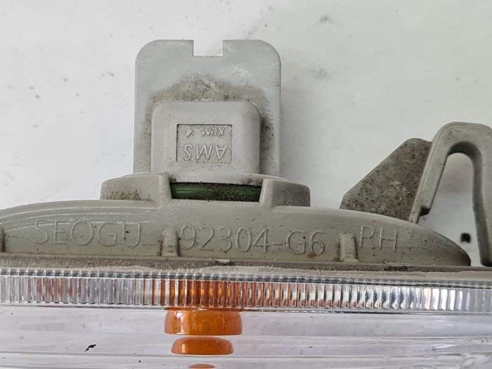 Knipperlicht Scherm rechts-voor van een Kia Picanto (JA) 1.0 12V 2020