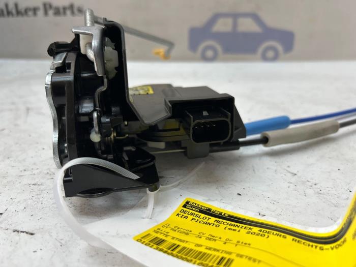 Portierslot Mechaniek 4Deurs rechts-voor van een Kia Picanto (JA) 1.0 12V 2020