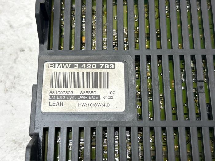 Computer Verlichting van een BMW X3 (E83) 3.0i xDrive 24V 2006