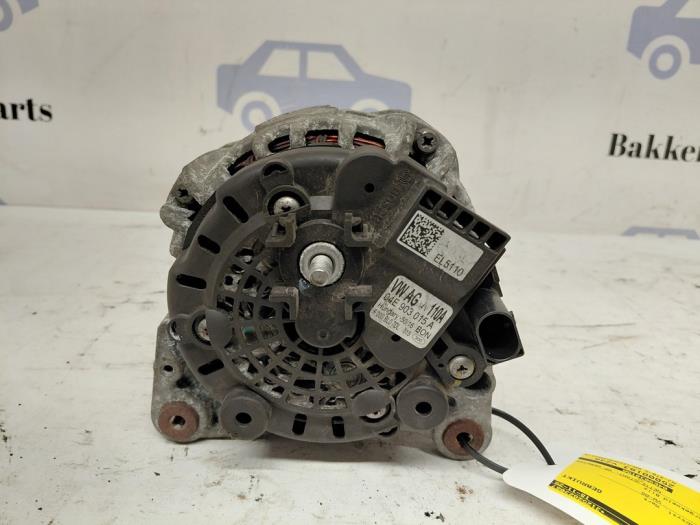 Dynamo van een Audi Q2 (GAB/GAG) 1.4 TFSI 16V 2017