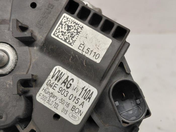 Dynamo van een Audi Q2 (GAB/GAG) 1.4 TFSI 16V 2017