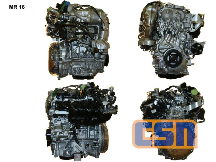 Motor Nissan Qashqai (J11), 2013 / 2021 1.6 DIG-T 163 16V, SUV, Benzine, 1.598cc, 120kW (163pk), FWD, MR16DDT, 2014-02 / 2018-08, J11E (Nieuw)