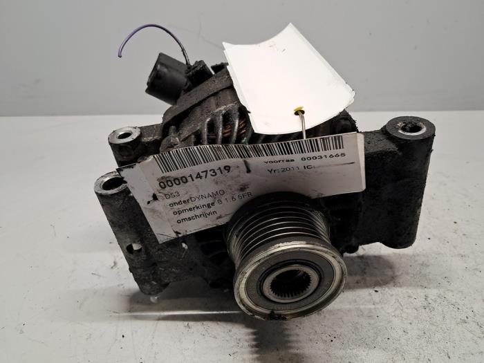 Gebruikte Dynamo Citroen DS3 (SA) 1.6 16V VTS THP 155 Prijs € 78,65 Inclusief btw aangeboden door De Jonghe Recuparts