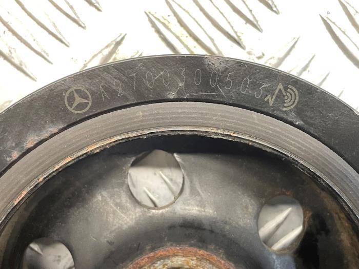 Krukas Poelie van een Mercedes-Benz B (W246) 1.6 B-180 BlueEFFICIENCY Turbo 16V 2017