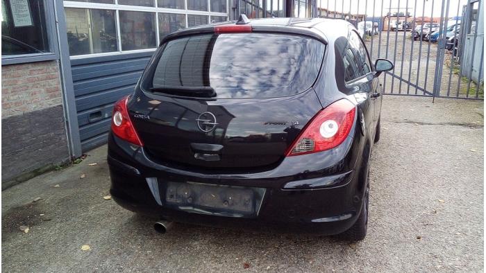 Opel Corsa D 1.4 16V Twinport Sloopvoertuig (2008, Zwart)