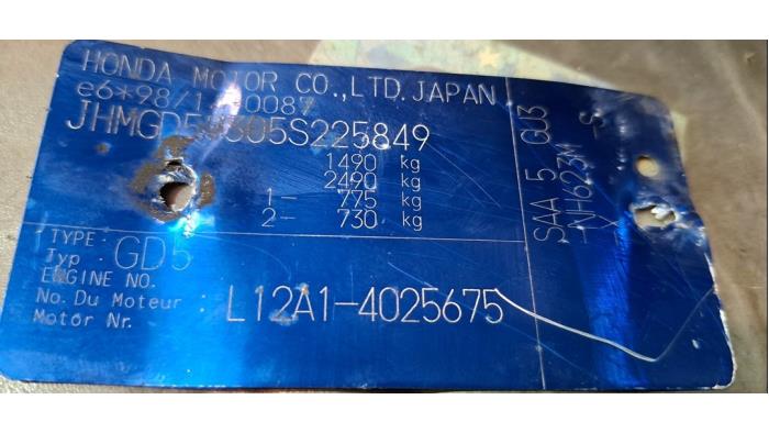 Honda Jazz 1.2 i-DSi Sloopvoertuig (2005, Grijs)