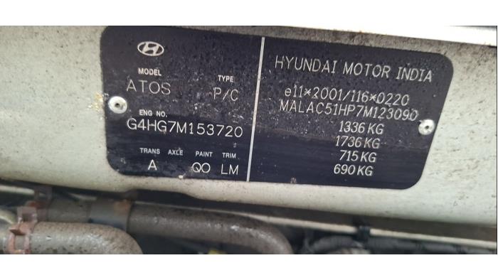 Hyundai Atos 1.1 12V Prime Sloopvoertuig (2007, Grijs)