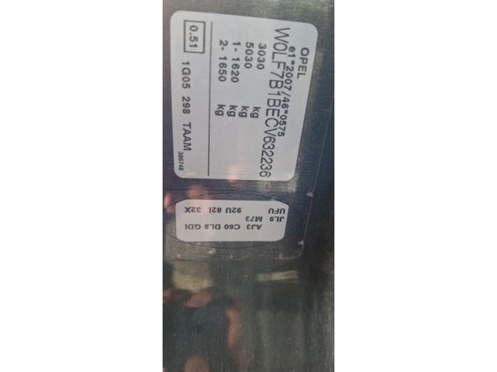 Opel Vivaro 2.0 CDTI Sloopvoertuig (2012, Zwart)