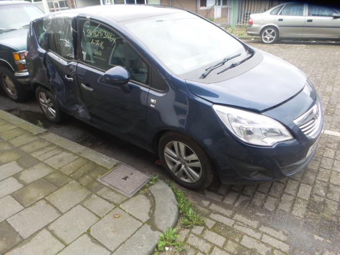 Opel Meriva Mk.II 1.4 Turbo 16V ecoFLEX Sloopvoertuig (2011, Blauw)