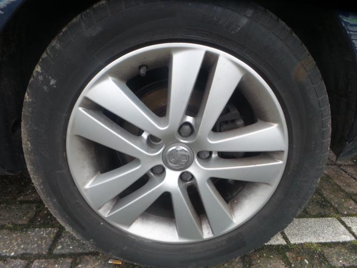 Opel Meriva Mk.II 1.4 Turbo 16V ecoFLEX Sloopvoertuig (2011, Blauw)