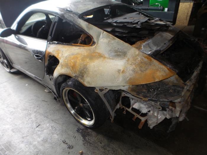 Porsche 911 3.6 24V Turbo Sloopvoertuig (2008, Zwart)