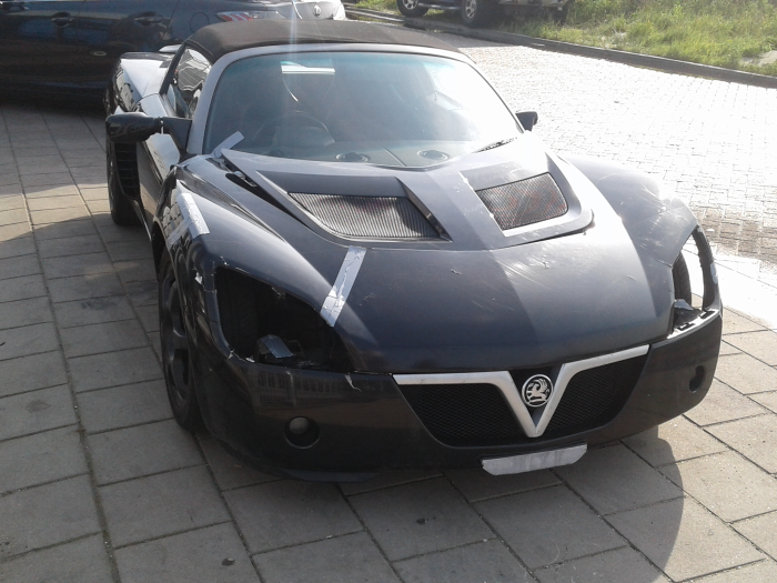 Opel VX 220 2.0 16V Turbo Sloopvoertuig (2005, Zwart)