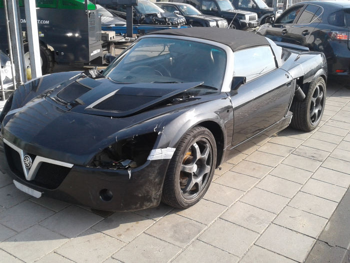Opel VX 220 2.0 16V Turbo Sloopvoertuig (2005, Zwart)
