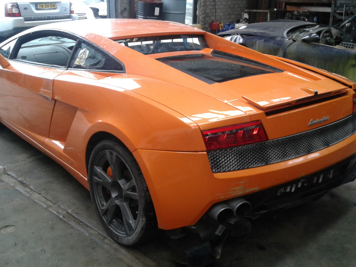 Lamborghini Gallardo 5.2 V-10 40V FSI LP560-4 Sloopvoertuig (2011, Oranje)