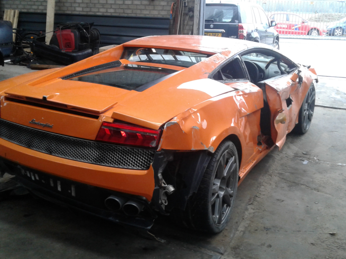 Lamborghini Gallardo 5.2 V-10 40V FSI LP560-4 Sloopvoertuig (2011, Oranje)