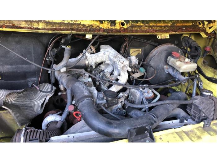 Mercedes Sprinter 3t 312D 4x4 Sloopvoertuig (1998, Geel)