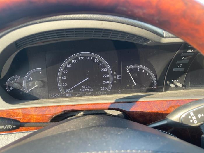 Mercedes S 3.5 S-400 24V BlueHybrid Sloopvoertuig (2010, Zwart, Antraciet)