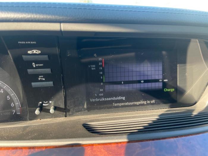 Mercedes S 3.5 S-400 24V BlueHybrid Sloopvoertuig (2010, Zwart, Antraciet)