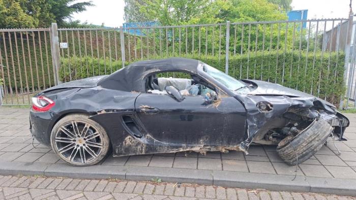 Porsche Boxster 2.7 24V Sloopvoertuig (2016, Zwart)