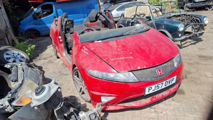 Honda Civic 2.0i Type R VTEC 16V Sloopvoertuig (2009, Rood)