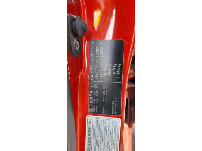 Kia Rio II 1.4 16V Sloopvoertuig (2007, Rood)