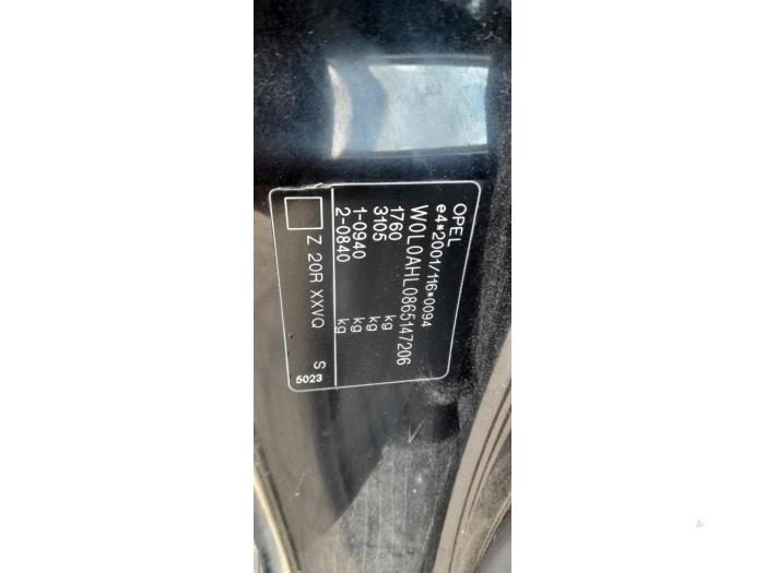 Opel Astra H GTC 1.8 16V Sloopvoertuig (2006, Zwart)