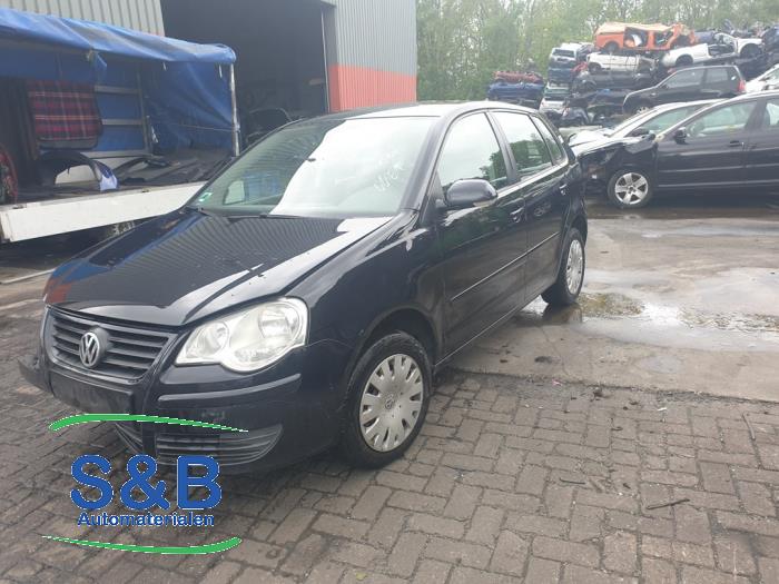 Volkswagen Polo IV 1.4 TDI 70 Sloopvoertuig (2007, Zwart)